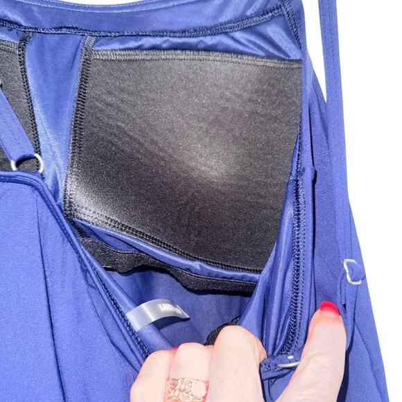 Lands End Sz 10 Blosun Tankini Top Slimming Beach Pool Modest Preppy - Picture 10 of 10